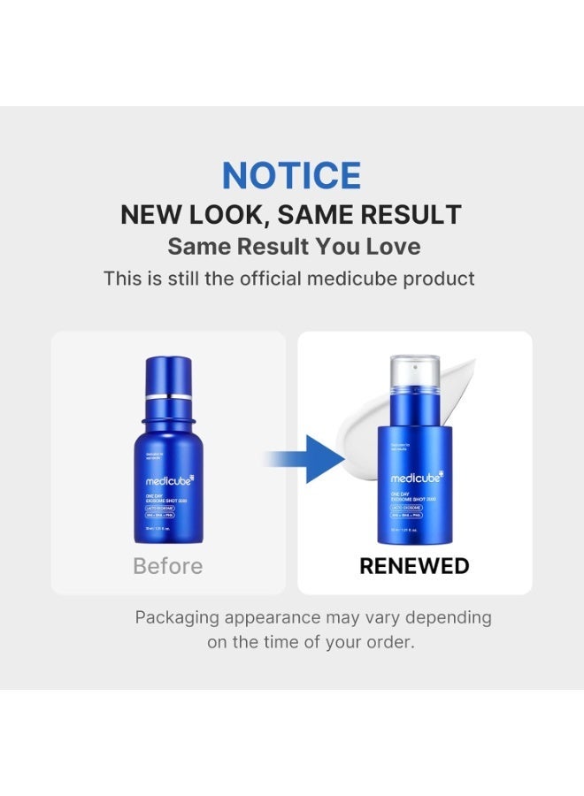 medicube Exosome Shot Zero 7,500 PPM Spicule Facial Serum | Liquid Skin Booster Serum | Exosome, AHA+BHA+PHA | Pore Care, Dead Skin Cells, Skin Texture |30ml - Image 2